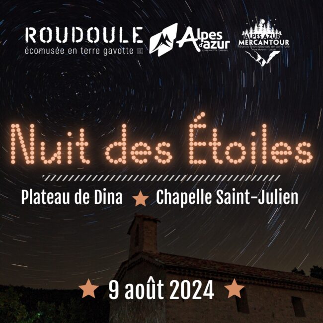 Nuit des étoiles, RICE Alpes d'Azur Mercantour