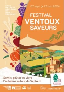 affiche Fête des saveurs Ventoux 2024