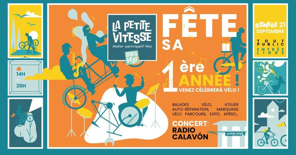 affiche la petite vitesse à Saignon 1ere année